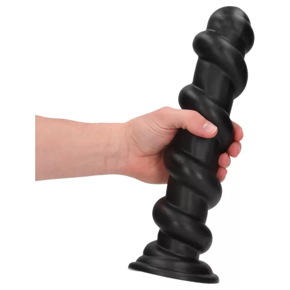 Ouch! Hole Driller - plug anal géant (noir) - 31,5 cm
