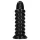Ouch! Spiral Force - plug anal torsadé (noir) - 23,5 cm