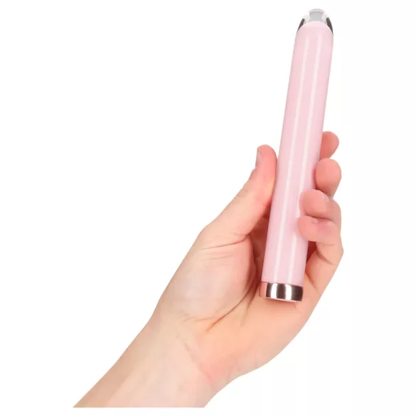 Loveline - vibromasseur en verre droit (rose)