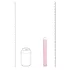 Loveline - vibromasseur en verre droit (rose)
