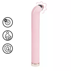 Loveline - vibromasseur en verre point G (rose)