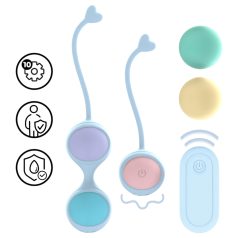 Loveline - ensemble de boules de geisha vibrantes (violet)