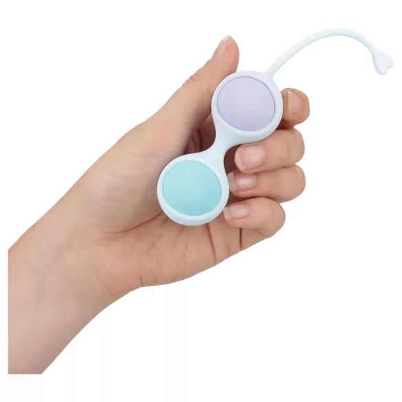 Loveline - boules de geisha vibrantes modulables - bleu