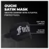Ouch! - Masque de sommeil en satin noir avec inscription « Fuck Off »