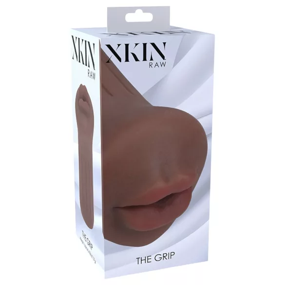 XKIN - masturbateur bouche artificielle - S (chair foncée)