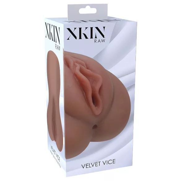 XKIN - vagin artificiel réaliste - taille L (teint naturel foncé)