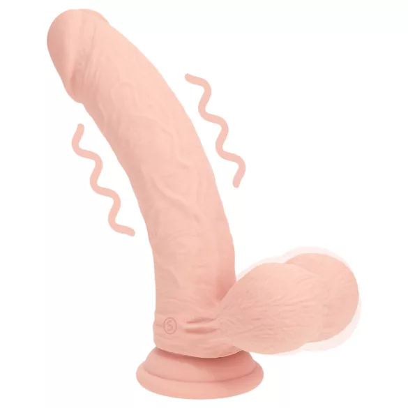 RealRock - vibromasseur réaliste à double densité (couleur chair) - 18 cm