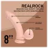RealRock - vibromasseur réaliste à double densité (couleur chair) - 20 cm