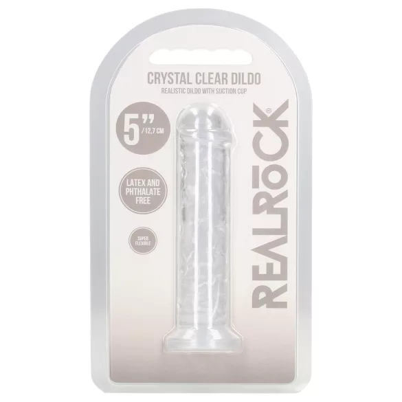 RealRock - gode réaliste avec ventouse (transparent) - 12,7 cm
