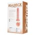 REALROCK - vibromasseur à ventouse - naturel (20,5 cm)
