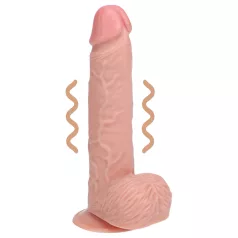 RealRock - gode ventouse réaliste vibrant - chair - 18cm