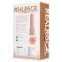 REALROCK - vibromasseur ventouse - couleur naturelle (18cm)