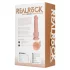 RealRock - gode ventouse réaliste vibrant - chair - 18cm