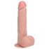 REALROCK - vibromasseur ventouse - couleur naturelle (18cm)