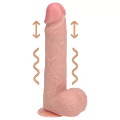   RealRock - gode vibrant avec ventouse - réaliste beige 20,5cm