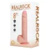 RealRock - gode vibrant avec ventouse - réaliste beige 20,5cm