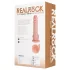 RealRock - gode vibrant avec ventouse - réaliste beige 20,5cm
