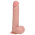 REALROCK - vibro-pulseur à ventouse naturel (20,5cm)
