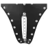 Ouch! - string ceinture de chasteté à rivets avec chaîne (noir)