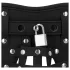Ouch! - cage de chasteté masculine en similicuir avec cadenas (noir)
