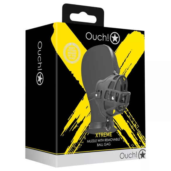 Ouch! - bâillon bouche avec mors intégré - noir