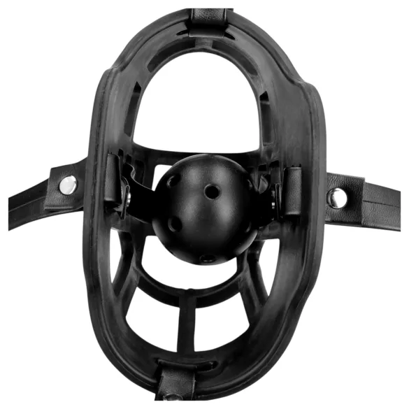 Ouch! - bâillon bouche avec mors intégré - noir