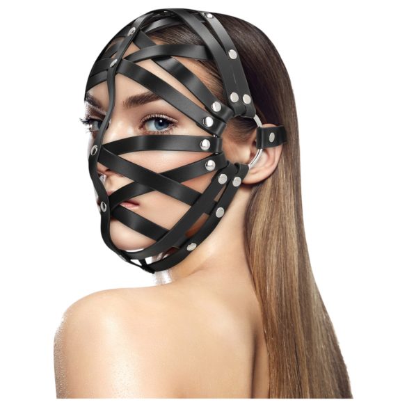 Ouch! - Masque en Similicuir Noir