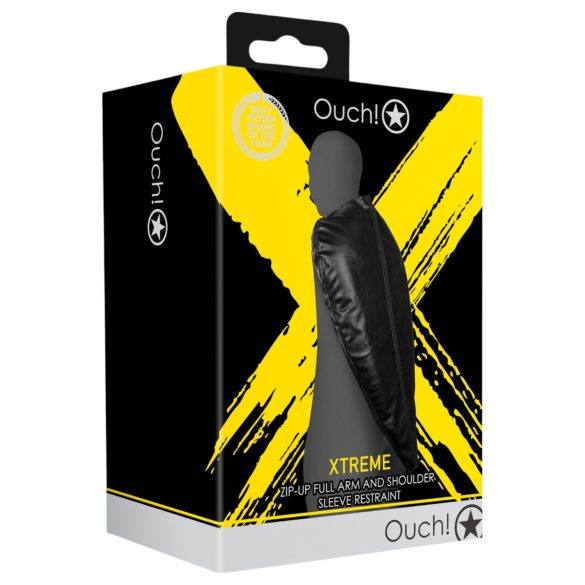 Ouch! - attache bras derrière dos - cuir synthétique noir