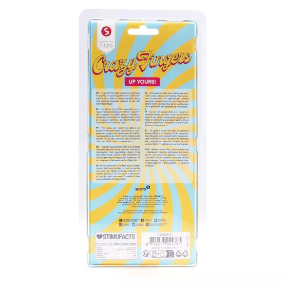 S-Line - godemichet doigt du milieu réaliste - couleur chair