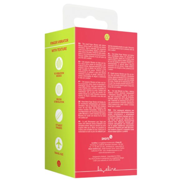 Loveline - stimulateur vibrant doigt (rouge)