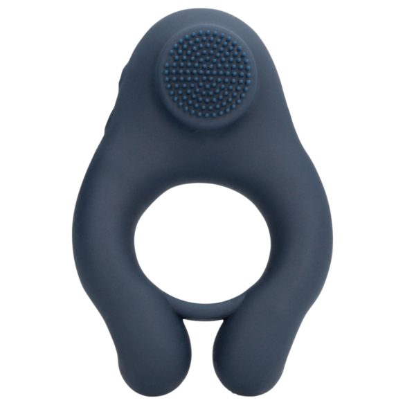 Loveline - Anneau Vibrant avec Stimulateur Clitoridien (Gris)
