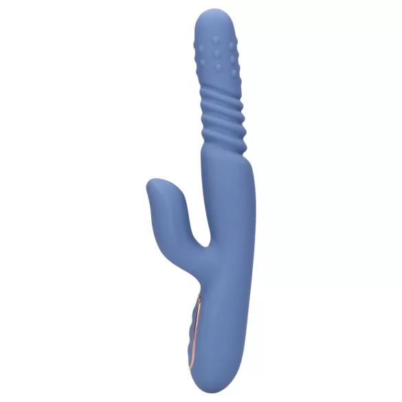 Loveline - vibrateur à poussées chauffant (bleu)