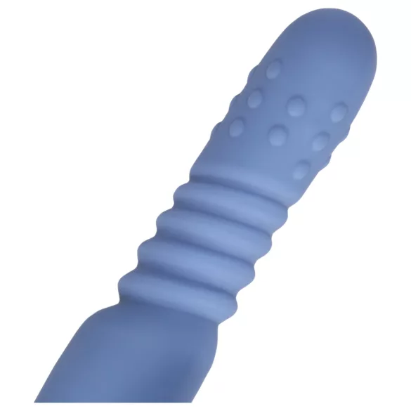 Loveline - vibrateur à poussées chauffant (bleu)