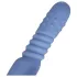 Loveline - vibrateur à poussées chauffant (bleu)
