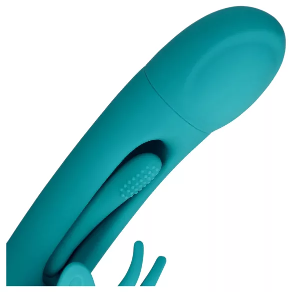 Loveline - vibromasseur papillon à langue - silicone turquoise
