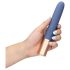 Loveline Voyage - Vibromasseur Rechargeable avec Réservoir de Lubrifiant (Bleu Pastel)