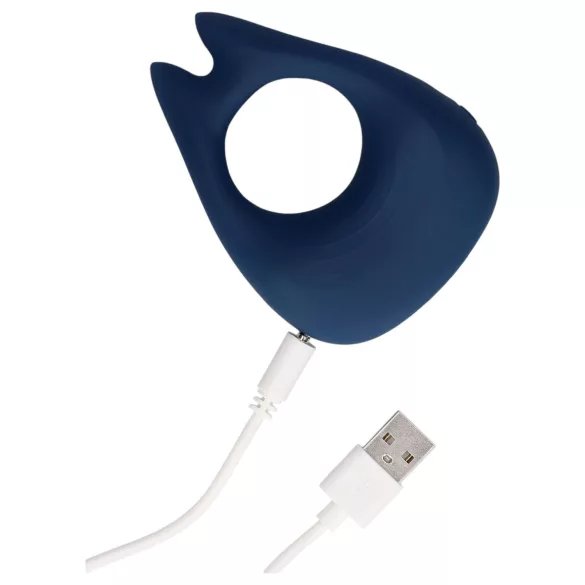 Loveline - anneau pénien vibrant rechargeable - bleu