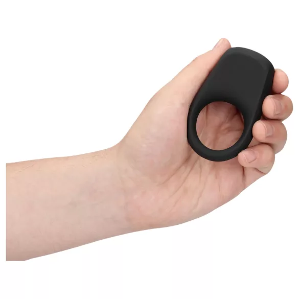 Loveline - anneau pénien vibrant rechargeable - silicone noir