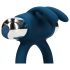 Loveline - Anneau vibrant lapin bleu