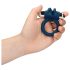Loveline - Anneau vibrant lapin bleu