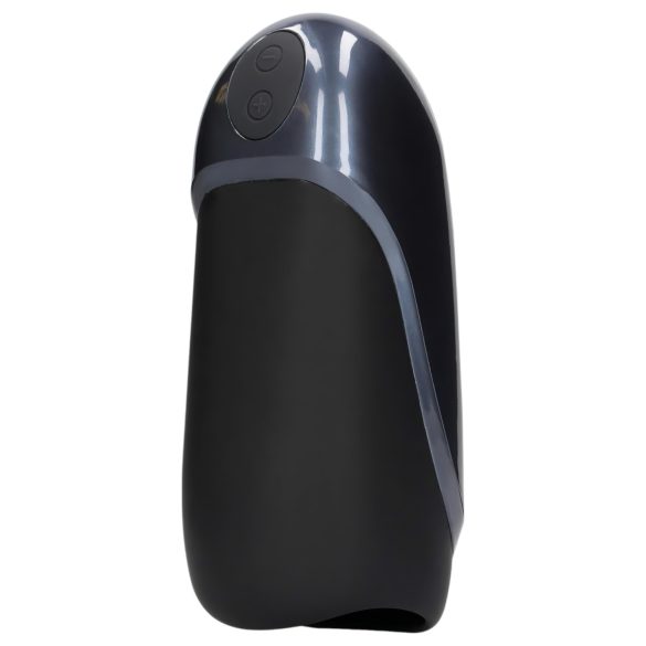 Loveline - Masturbateur vibrant étanche noir, rechargeable