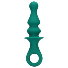 Loveline - Vibromasseur anal perlé rechargeable (vert)