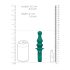 Loveline - Vibromasseur anal perlé rechargeable (vert)