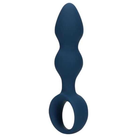 Loveline - Plug anal avec anneau - petit (bleu)