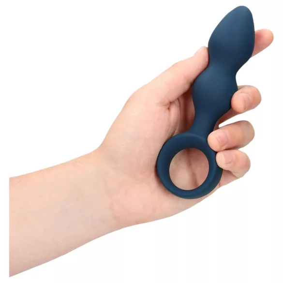 Loveline - gode ceinture anale avec anneau - taille moyenne - bleu