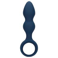 Loveline - plug anal annelé - grand (bleu)