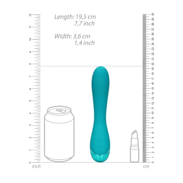 Loveline - Vibromasseur point G rechargeable - silicone turquoise