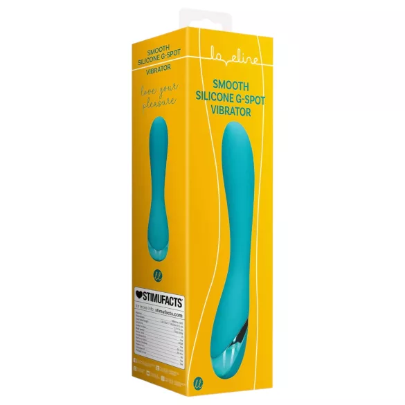 Loveline - Vibromasseur point G rechargeable - silicone turquoise