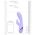Loveline - Vibromasseur lapin rechargeable à bras clitoral (violet)