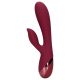 Loveline - vibromasseur avec stimulateur clitoridien rechargeable (rouge)